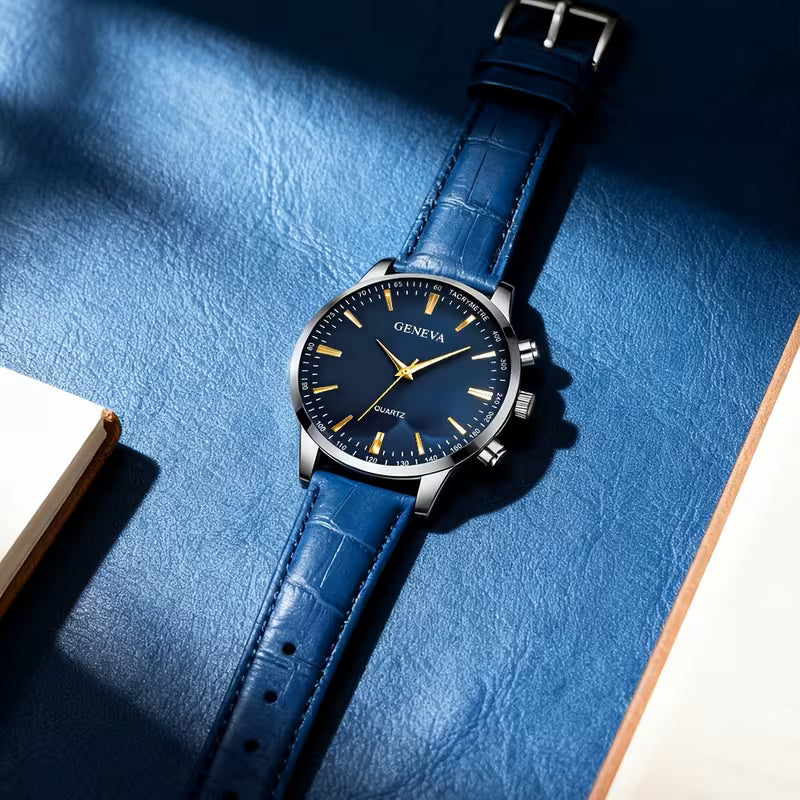 Men’s Vintage Quartz Watch – 1pc