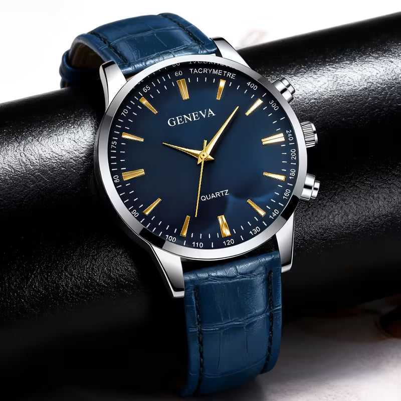 Men’s Vintage Quartz Watch – 1pc