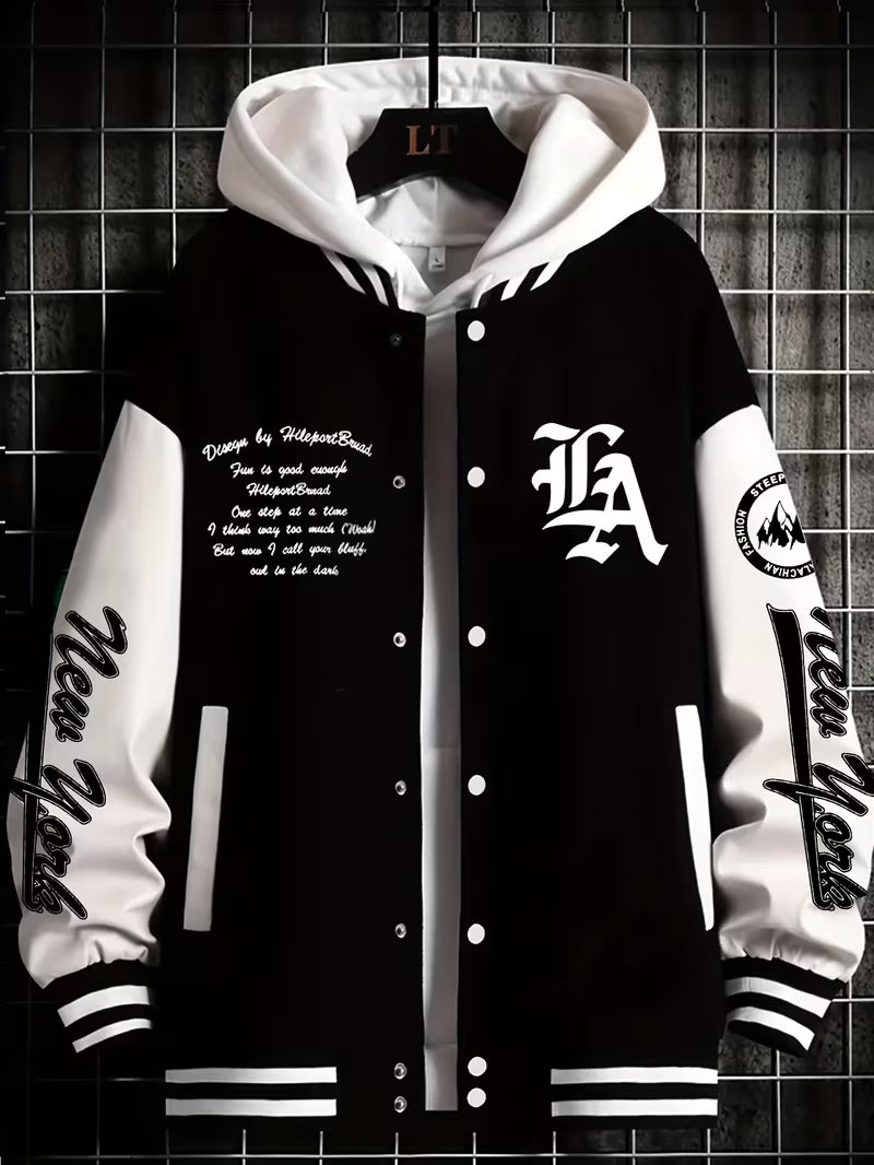 Men’s NYC Baseball Button-Up Jacket