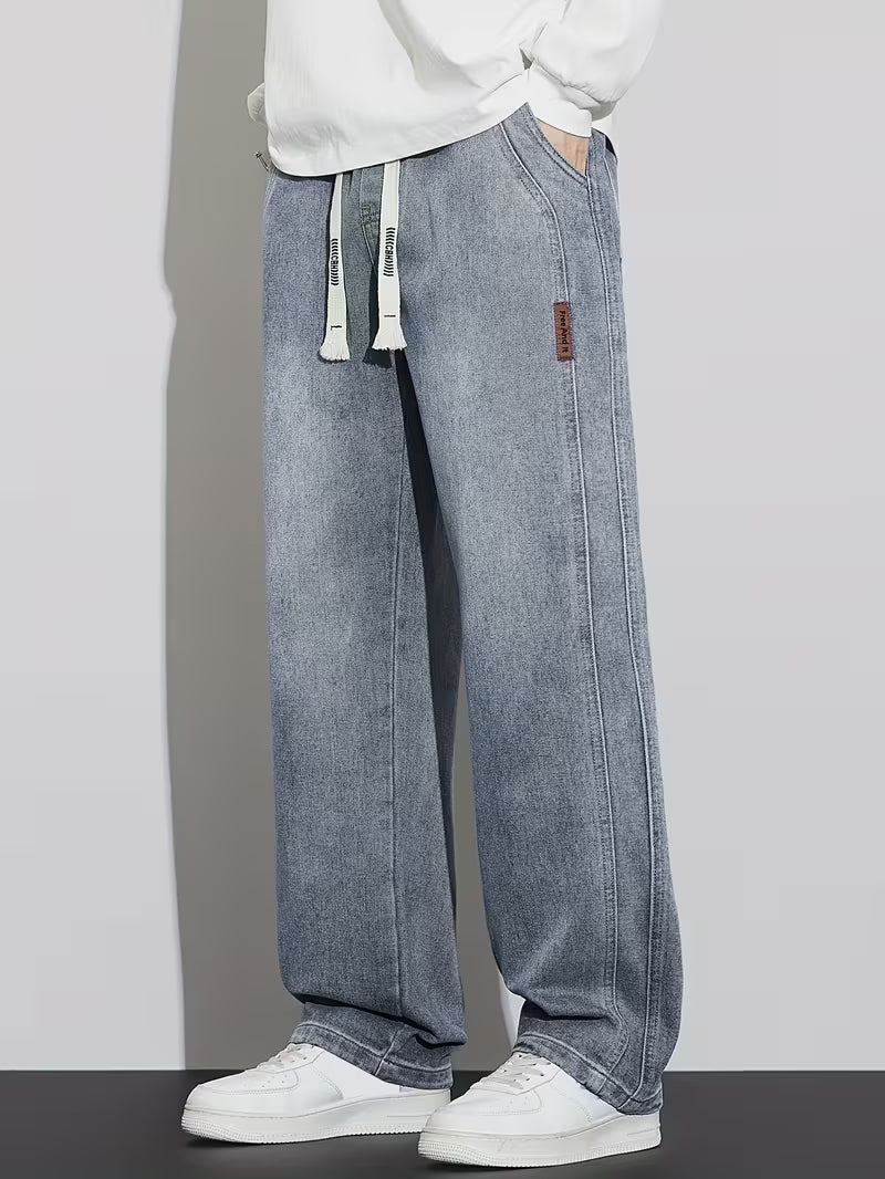 Men’s Water-Washed Trendy Jeans