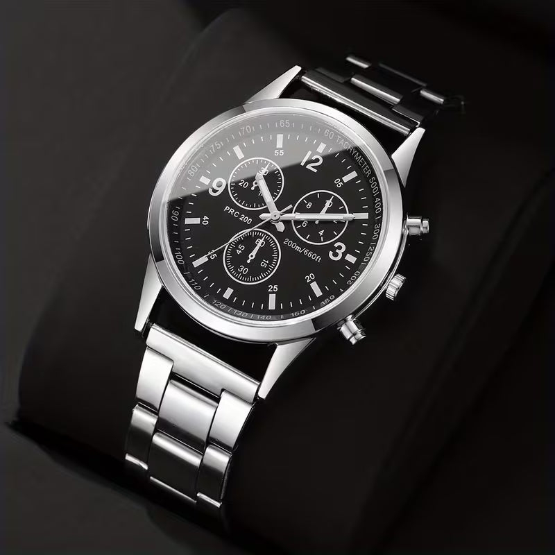 Men’s Stylish Numeric Dial Quartz Watch