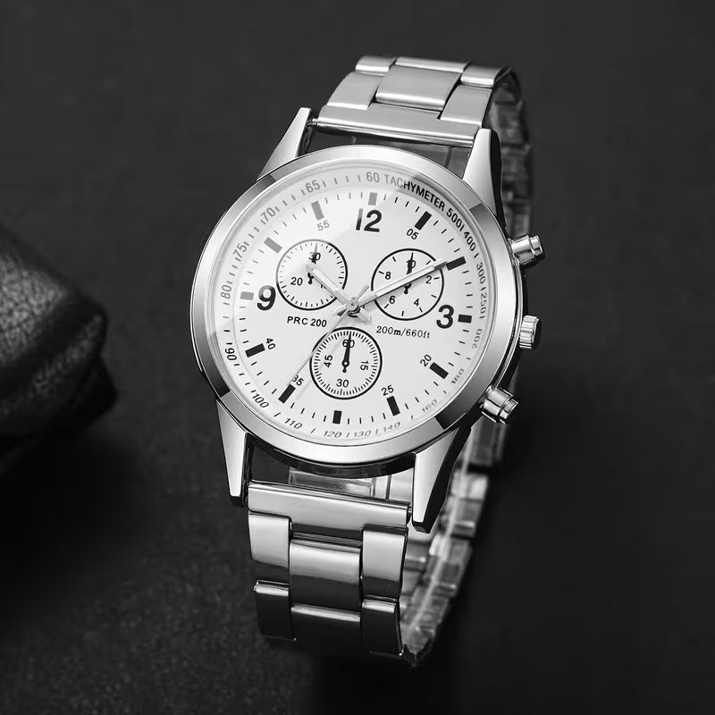 Men’s Stylish Numeric Dial Quartz Watch
